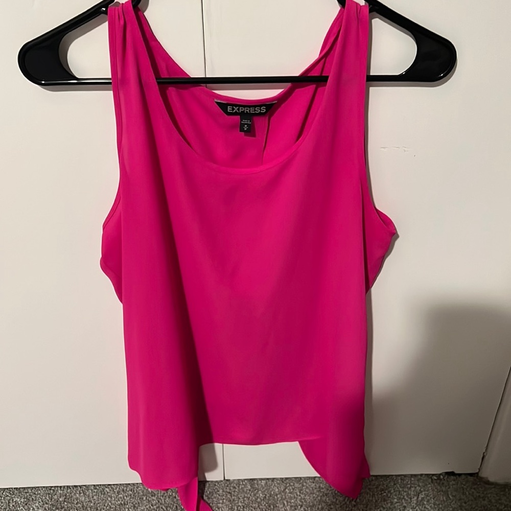 Express hot pink tank top